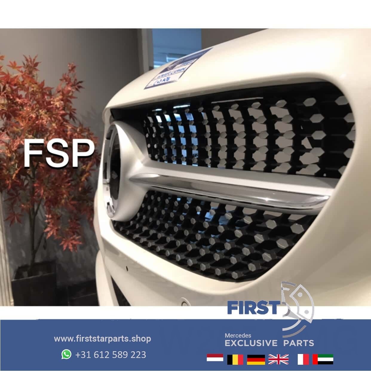 W205 S205 C205 AMG VOORBUMPER Mercedes C Klasse FACELIFT + D, Utilisé, -, Avant, -