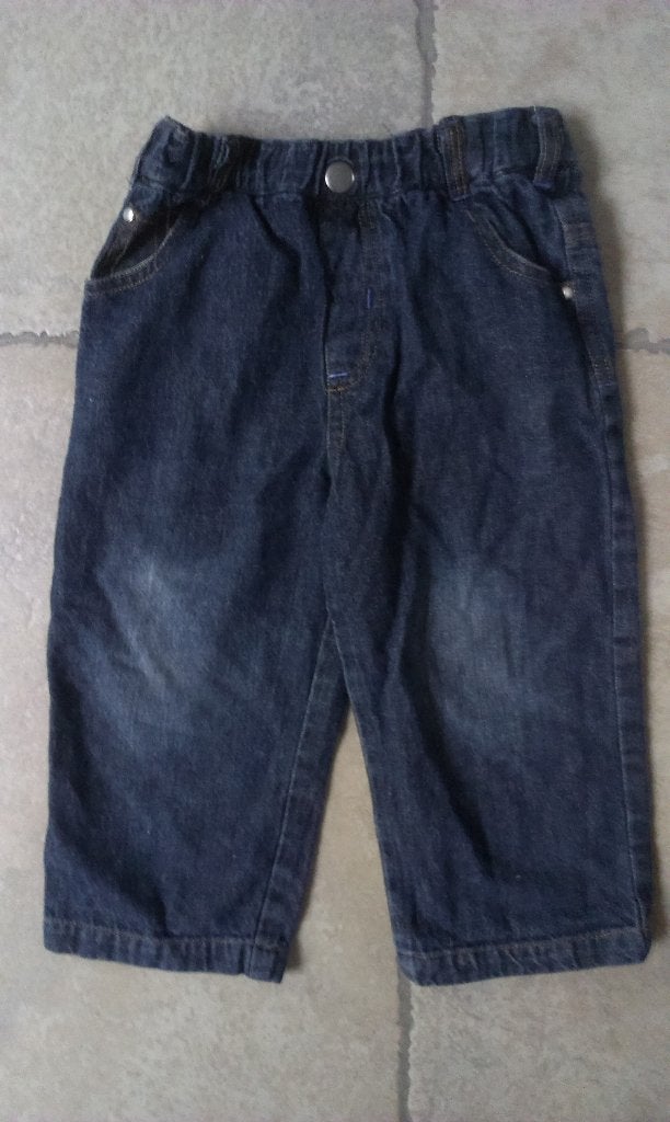 1 euro koopjes ! jeans broek mt 86 (zie foto's), Gebruikt, Broekje, JBC, Ophalen of Verzenden