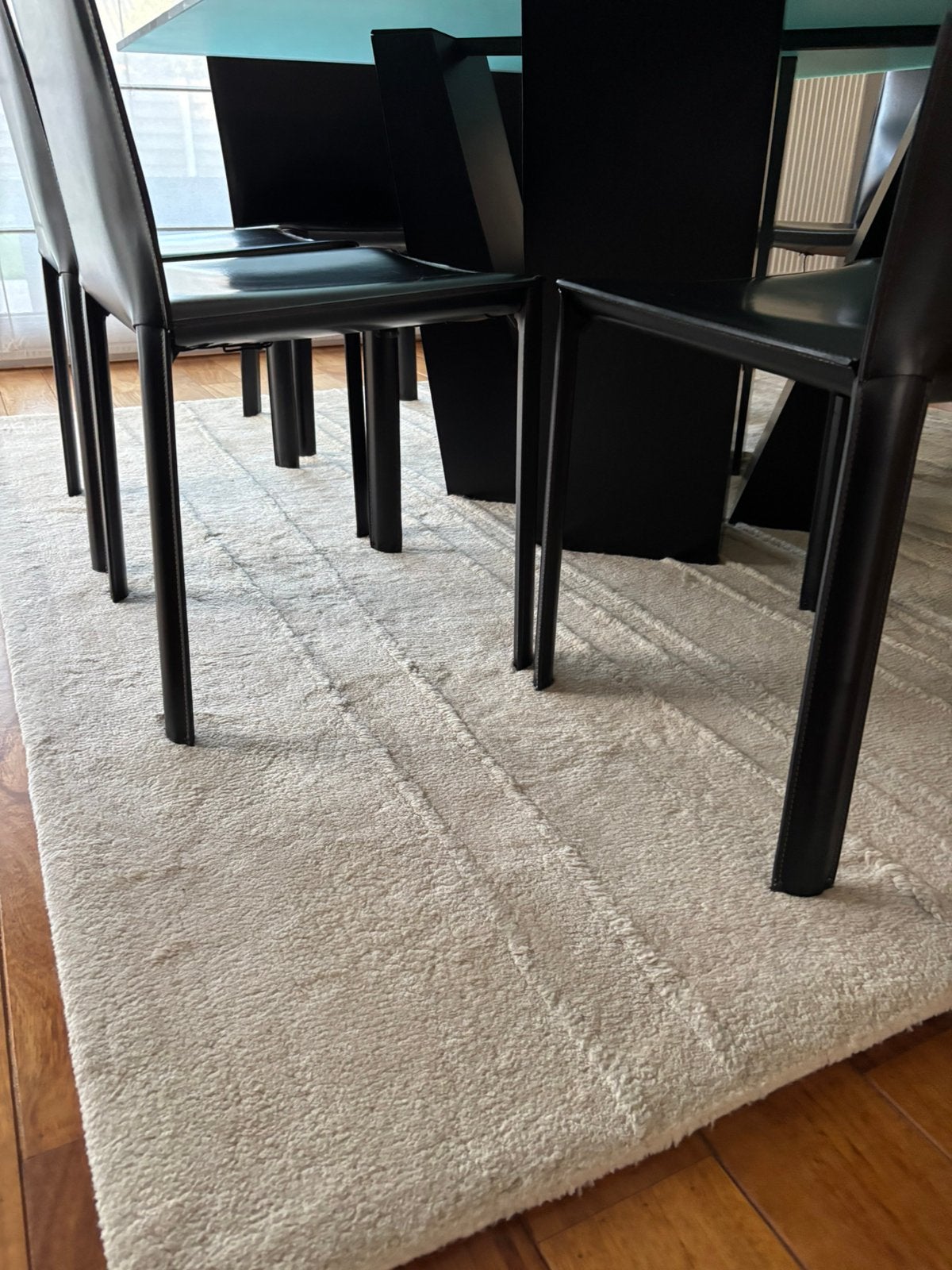 💗 Tapijt in wol - ecru, Ophalen, Gebruikt, Design, modern, chic, Beige