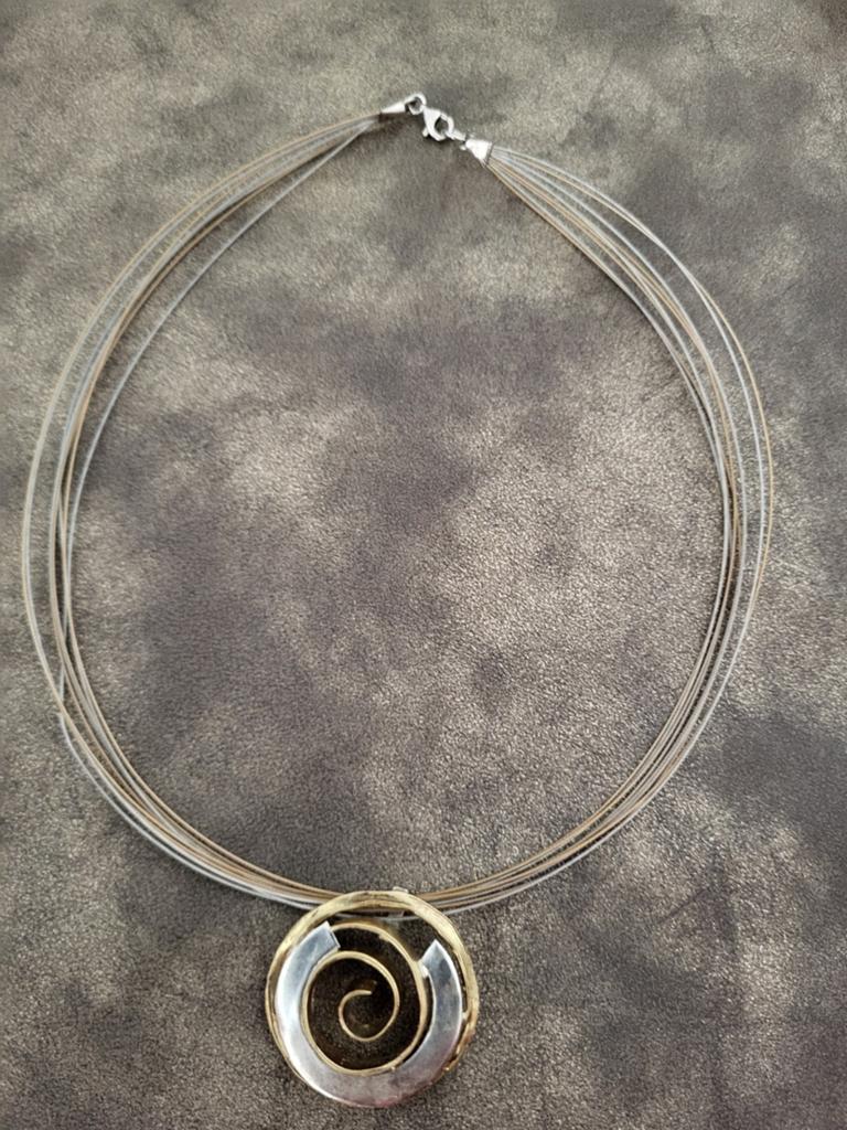 Ketting met hanger zilver 925, Handtassen en Accessoires, Kettingen, Ophalen of Verzenden, Zilver, Zilver, Met hanger