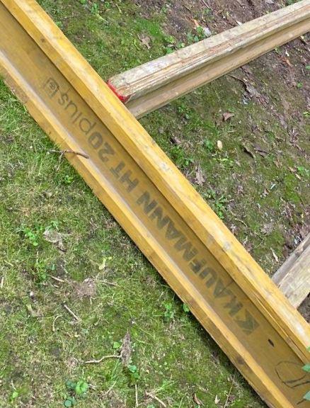 Poutre construction, Bois dur, Enlèvement, Utilisé, 250 cm ou plus