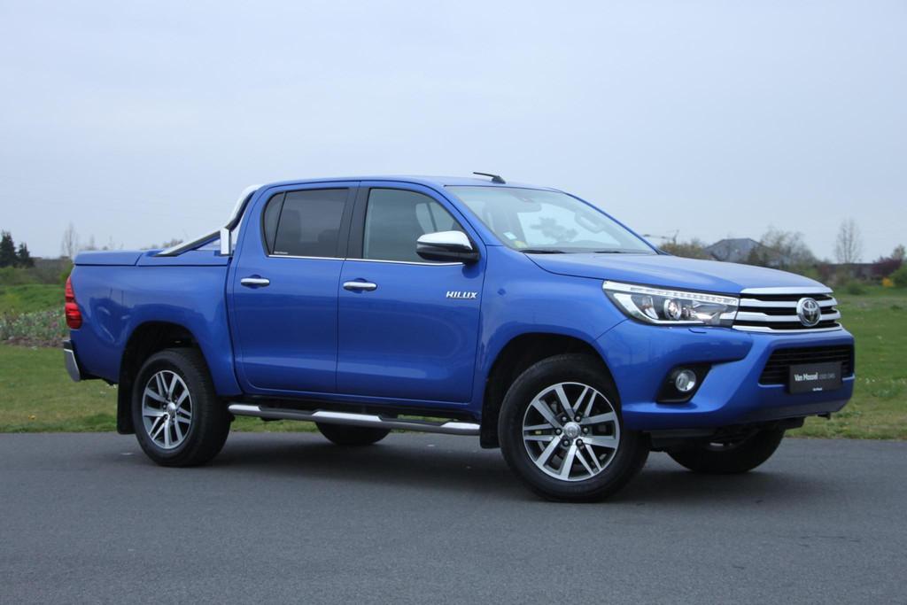 Toyota Hilux 2.4 D-4D Double Cab Aut. Limited, Auto's, Toyota, Automaat, Stof, Gebruikt, 4 cilinders