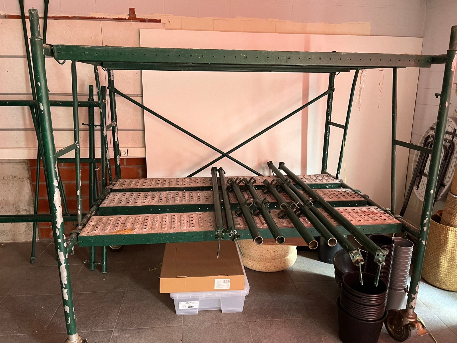 Bouwstelling, Ophalen, Gebruikt, Gevelsteiger, 2 tot 5 meter
