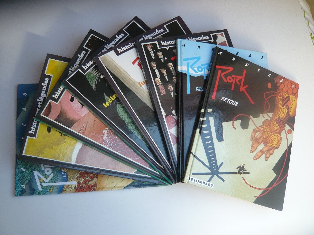 Bd RORK tomes 0 à 7 (EO ttbe) de ANDREAS, Boeken, Stripverhalen, Gelezen, Complete serie of reeks, Ophalen of Verzenden