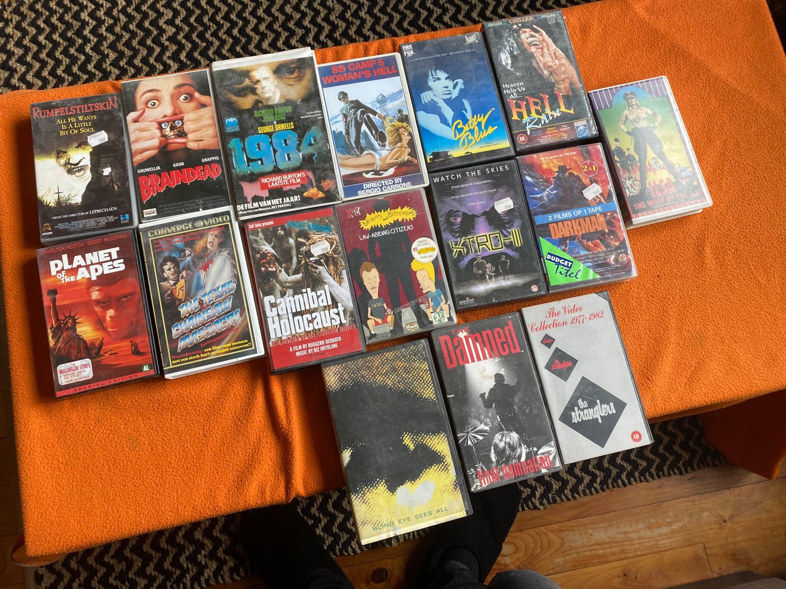 Videobanden ( cult ! ), Ophalen of Verzenden, Zo goed als nieuw