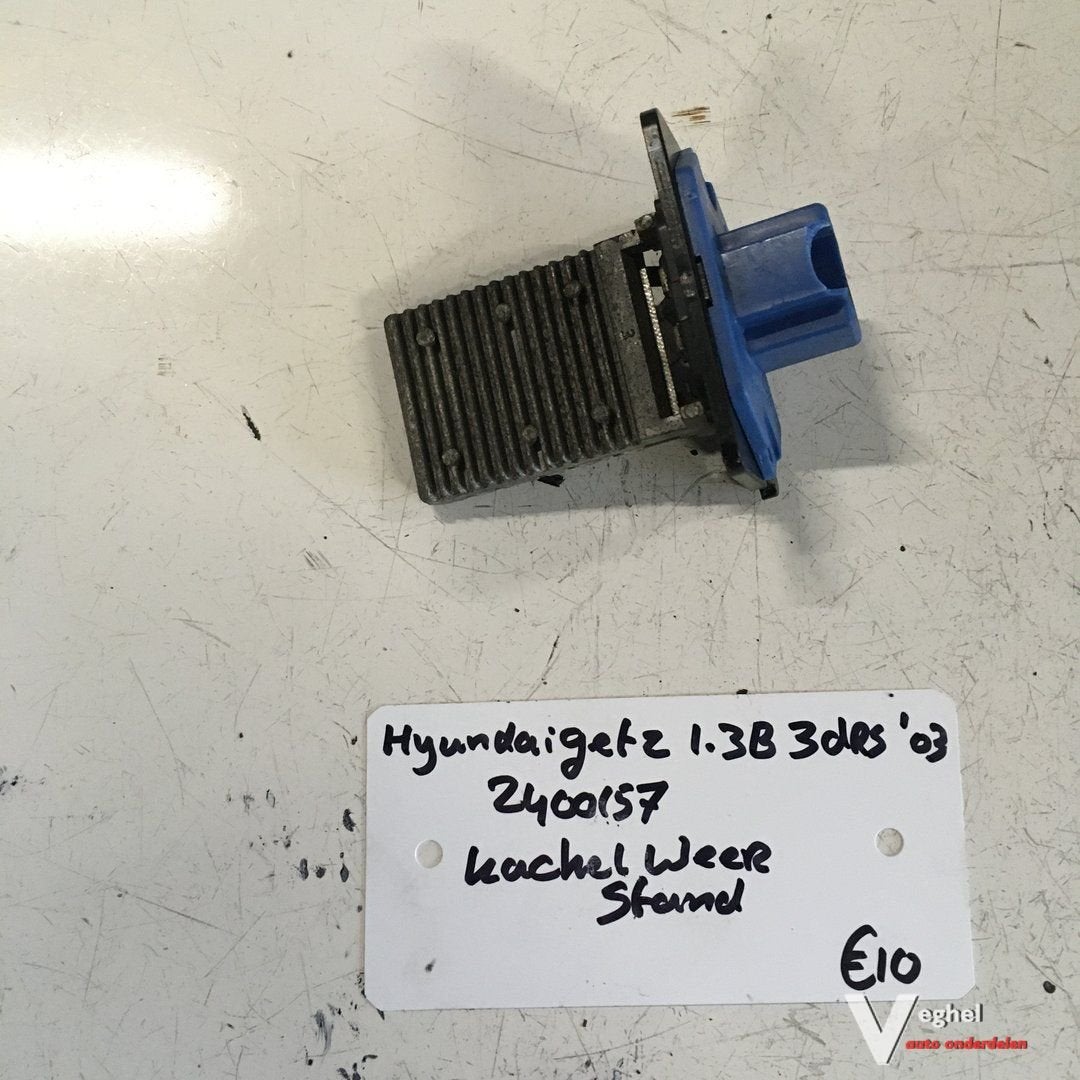 Hyundai Getz 1.3 B 3 drs 2007 Kachelweerstand, Gebruikt, -, -, Ophalen of Verzenden