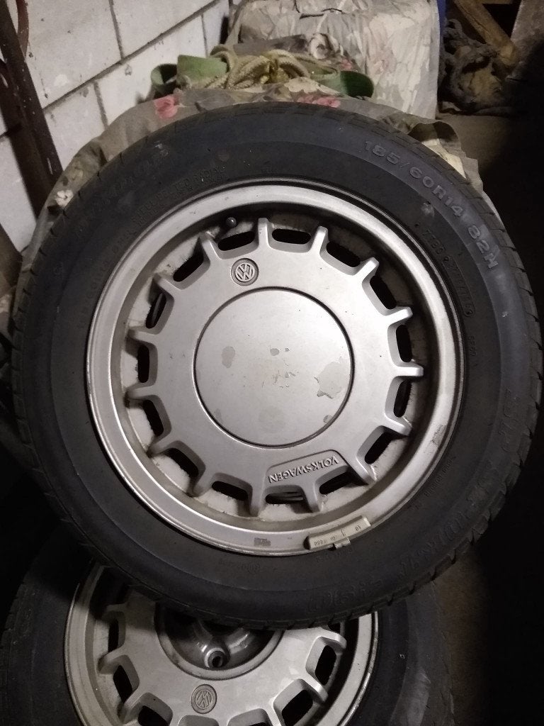 4 lichtmetalen wielen voor golf met banden, Auto-onderdelen, Banden en Velgen, Ophalen, Gebruikt, Banden en Velgen, Personenwagen