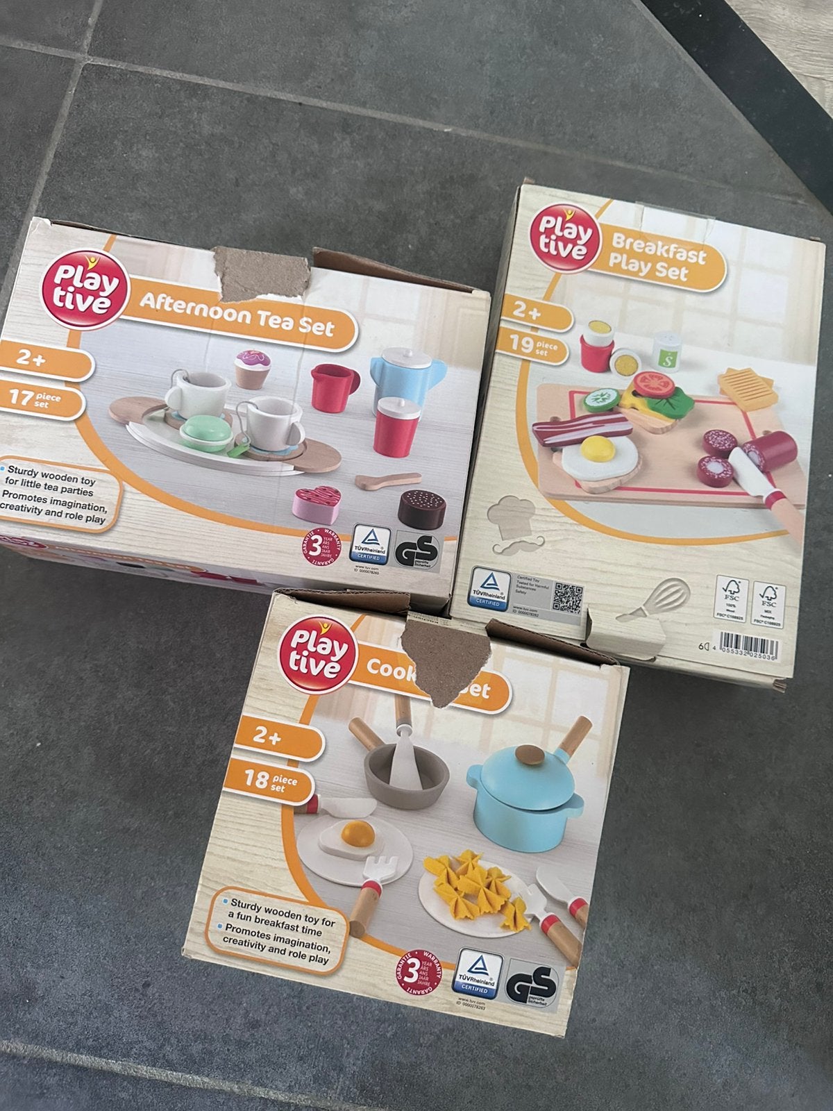 Play tive houten speelsets, Ophalen, Gebruikt