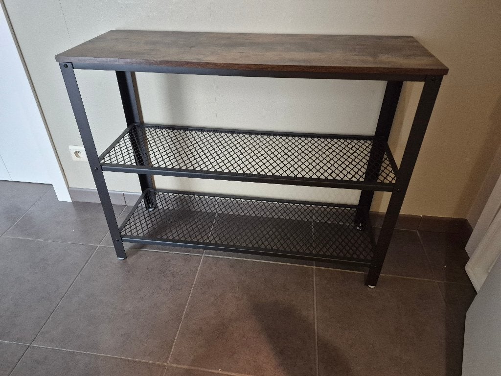 Bijzettafel, Maison & Meubles, Tables | Tables d'appoint, Comme neuf, Enlèvement, 60 cm ou plus, Industriële look