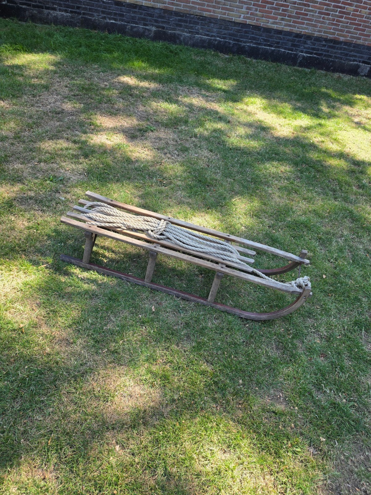 houten slee, Kinderen en Baby's, Speelgoed | Buiten | Sleeën, Ophalen