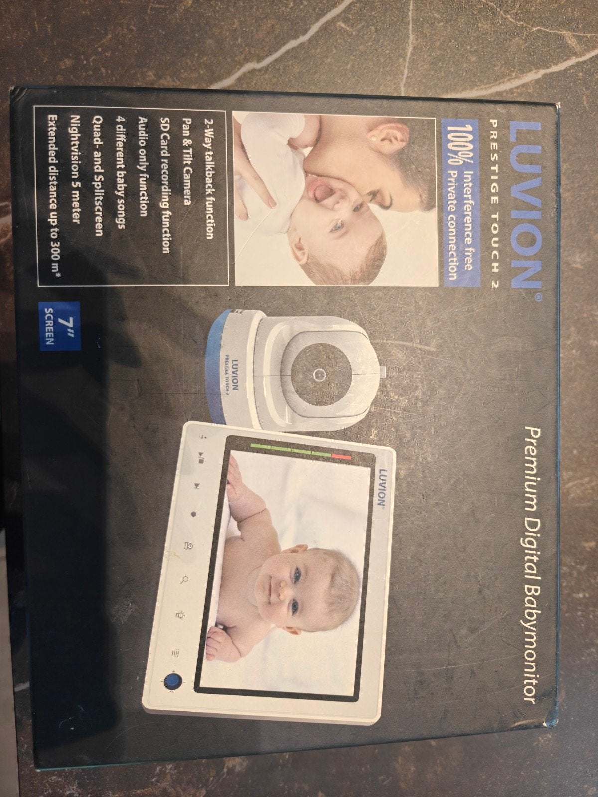 luvion prestige touch 2 - babyfoon, Ophalen, Zo goed als nieuw, 250 meter of meer