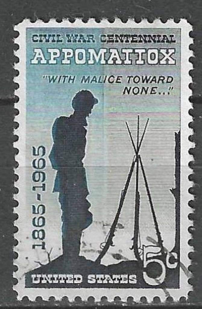 États-Unis 1965 - Yvert 780 - 100 ans de guerre civile (ST), Envoi, Affranchi