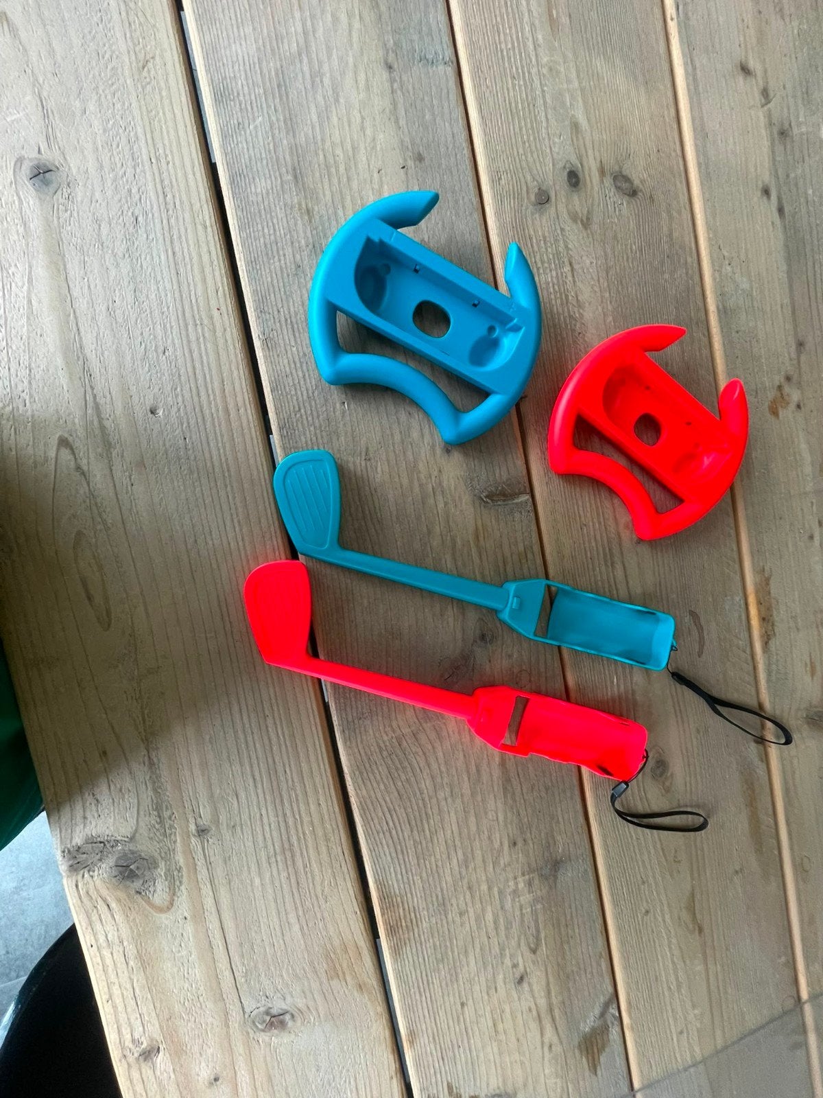nintendo switch - 2 golfstick, 2 stuur, Ophalen, Zo goed als nieuw