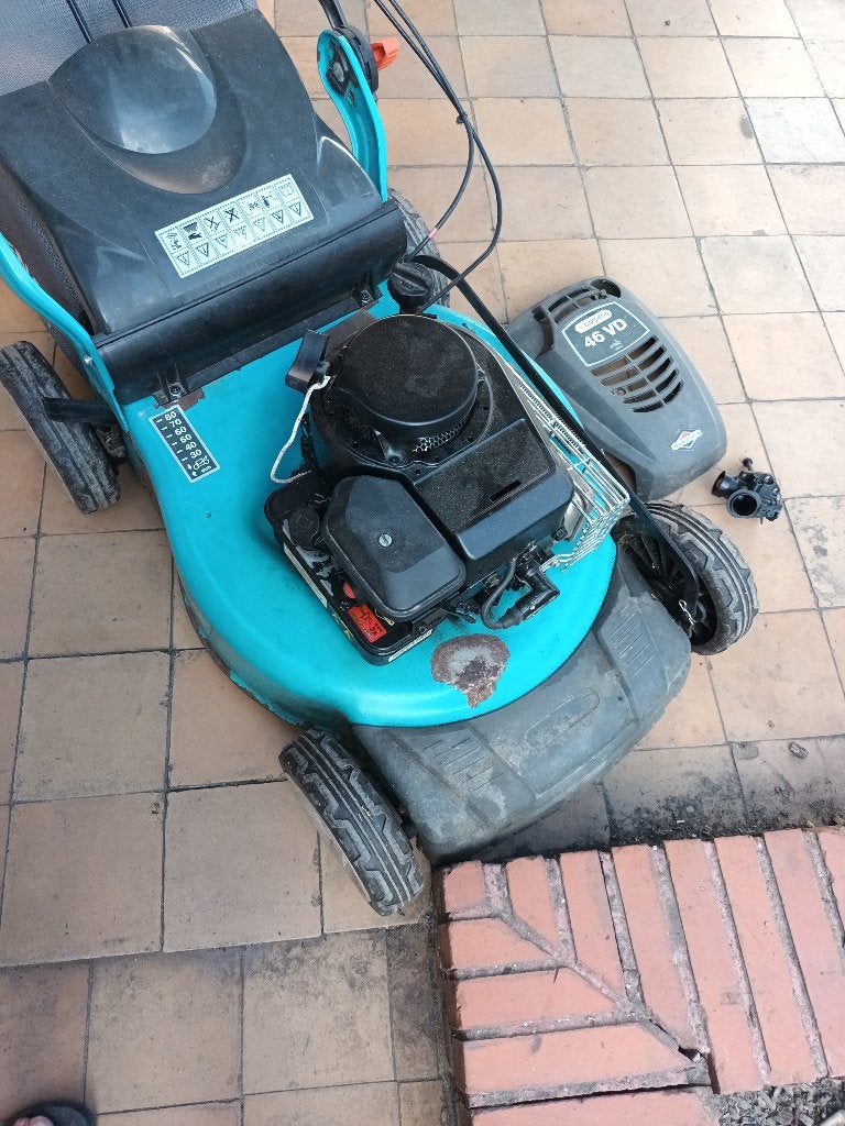 Gardena VD 46 benzinegrasmaaier., Enlèvement ou Envoi, 40 à 49 cm, Utilisé, Gardena