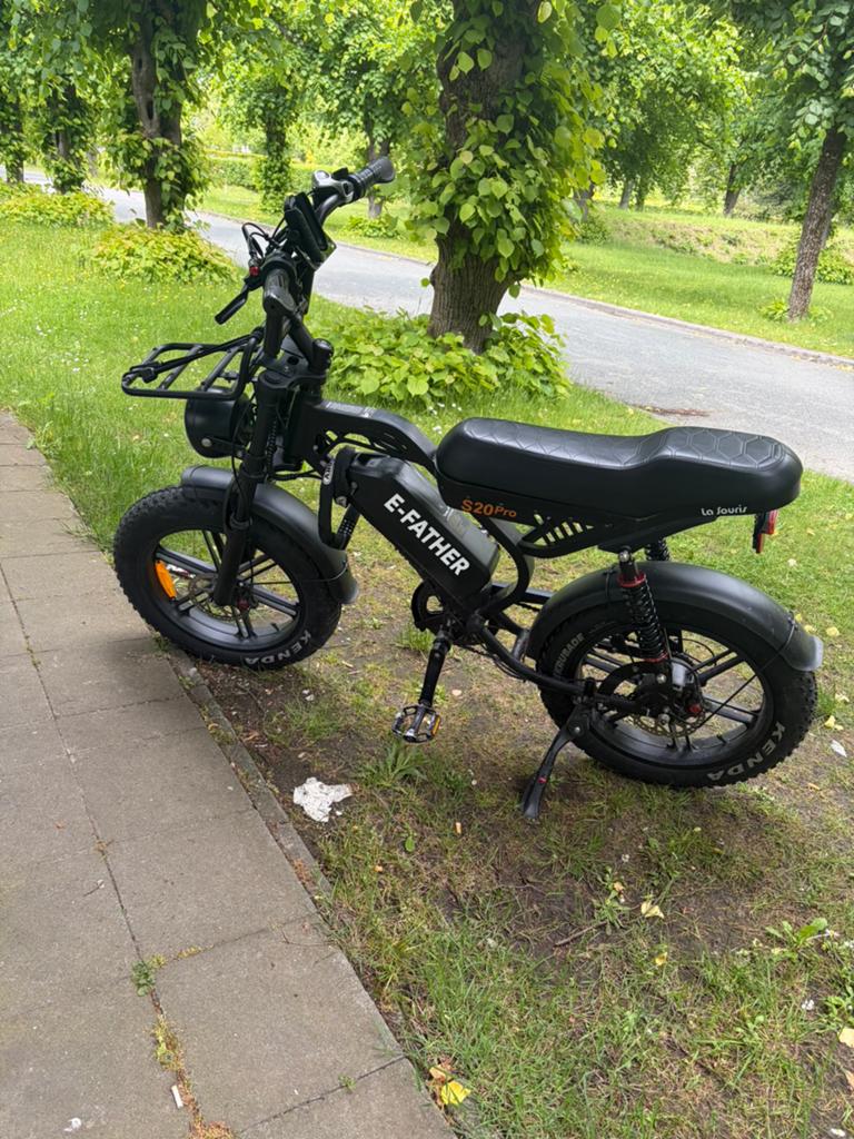 Fatbike s20 pro e father, Ophalen