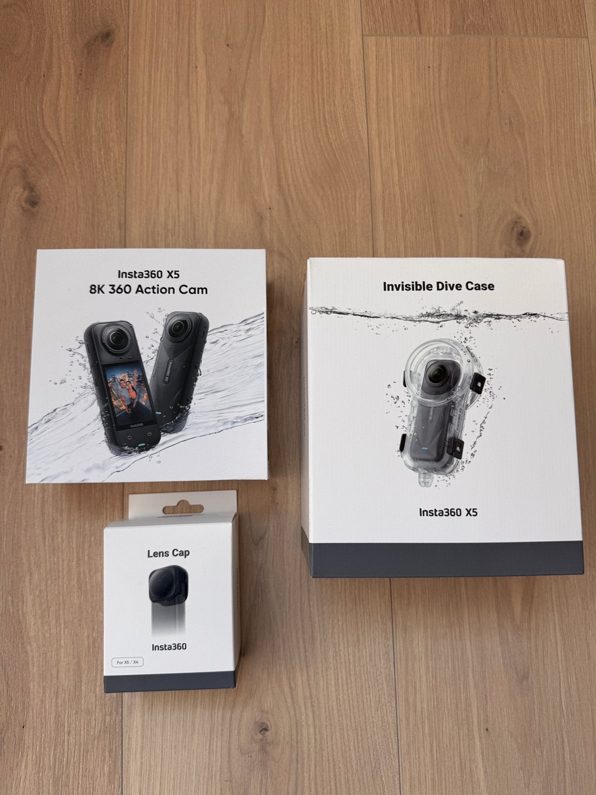 Insta360 X5 + 1 jaar garantie + accessoires, Enlèvement ou Envoi, Comme neuf