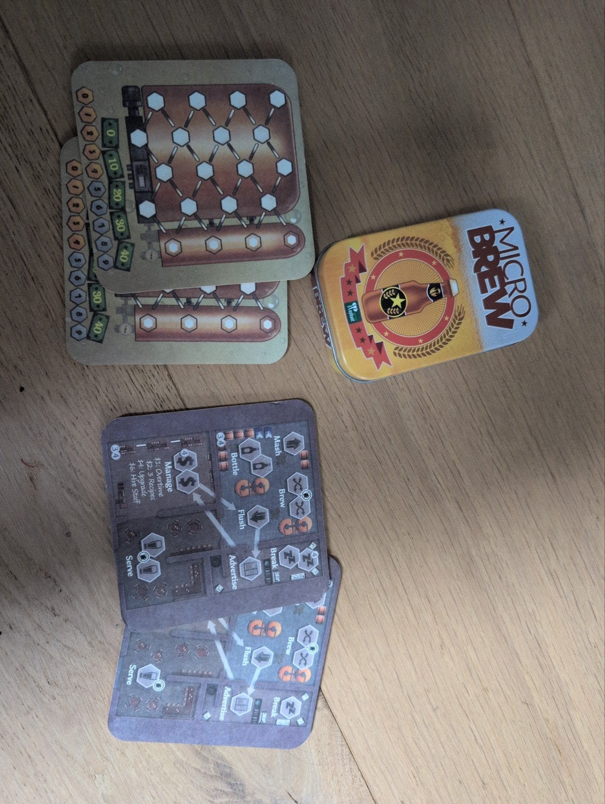 Microbrew Kickstarter, Een of twee spelers, Ophalen, Zo goed als nieuw