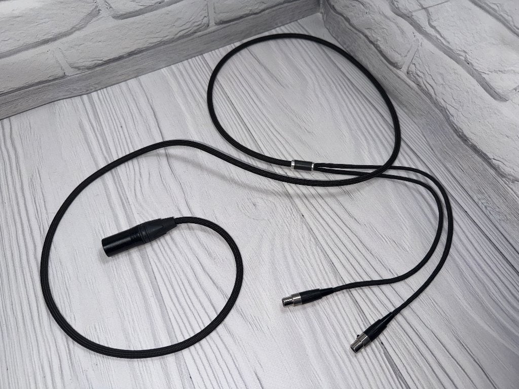 Hoofdtelefoonkabel mini-XLR naar XLR Audio Ninja Audeze, Verzenden, Zo goed als nieuw, Minder dan 2 meter, Overige kabels