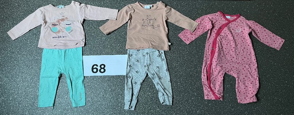 Pakketje meisjeskleren maat 68 (5 stuks), Ophalen, Maat 68