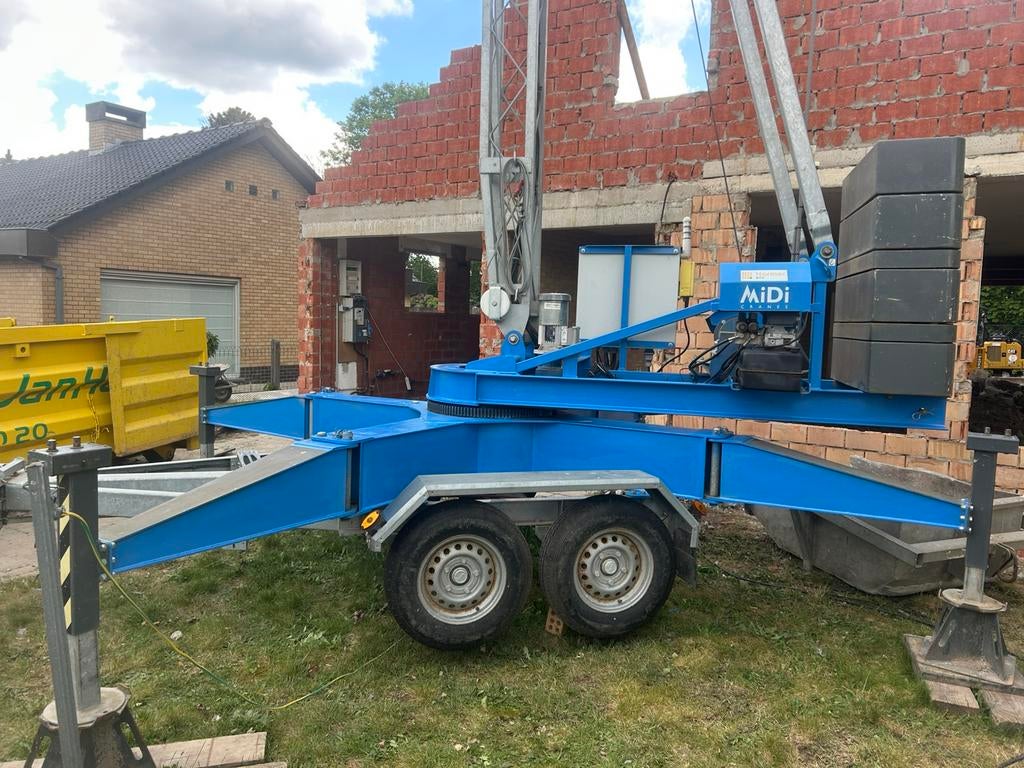 Snelmontagekraan Midi LT 14.14,  hefvermogen van max 1500 kg, Zakelijke goederen, Ophalen, Hijswerktuig