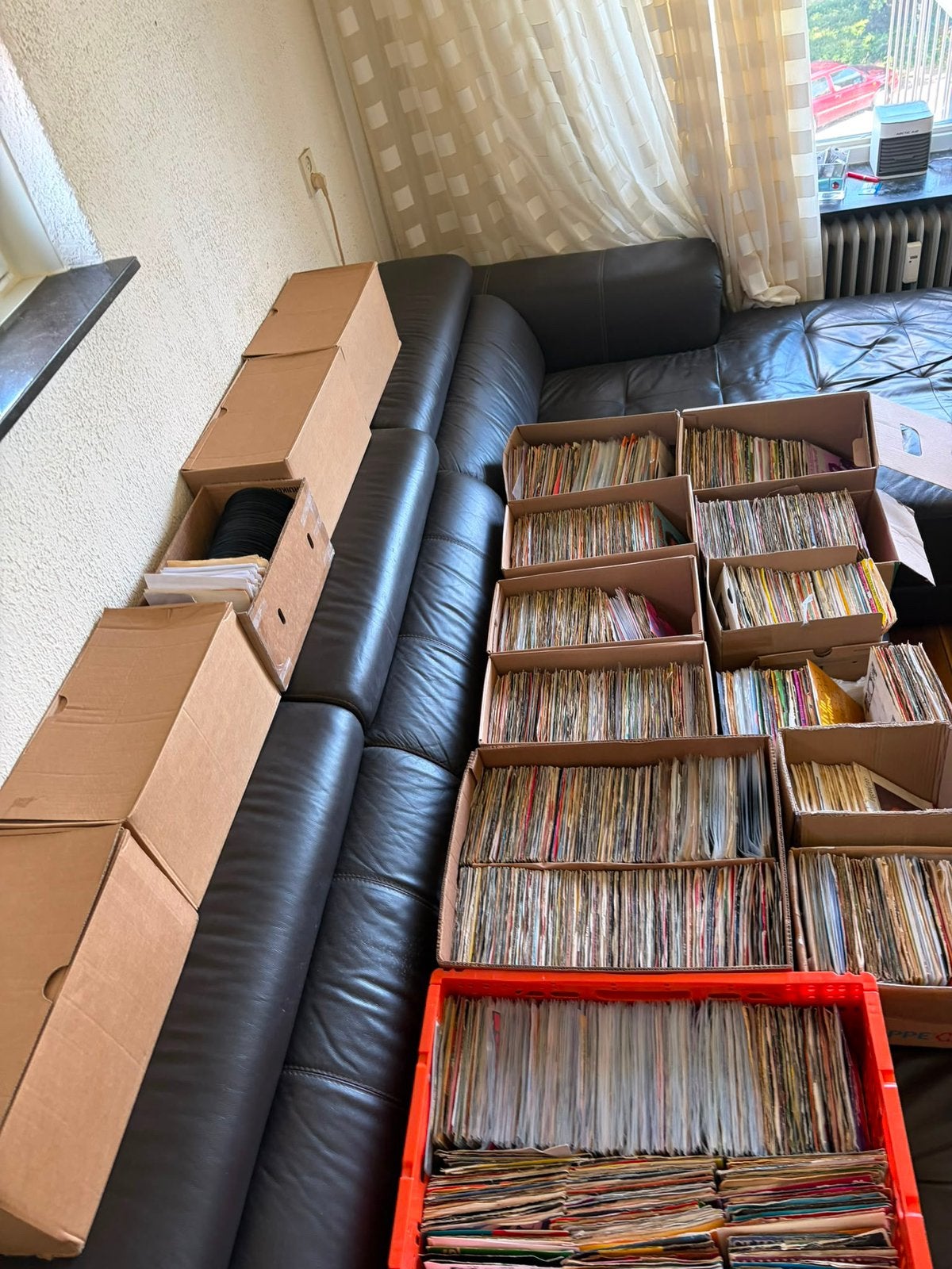 Grote verzameling vinyl singles 10.000, Cd's en Dvd's, Ophalen, Zo goed als nieuw