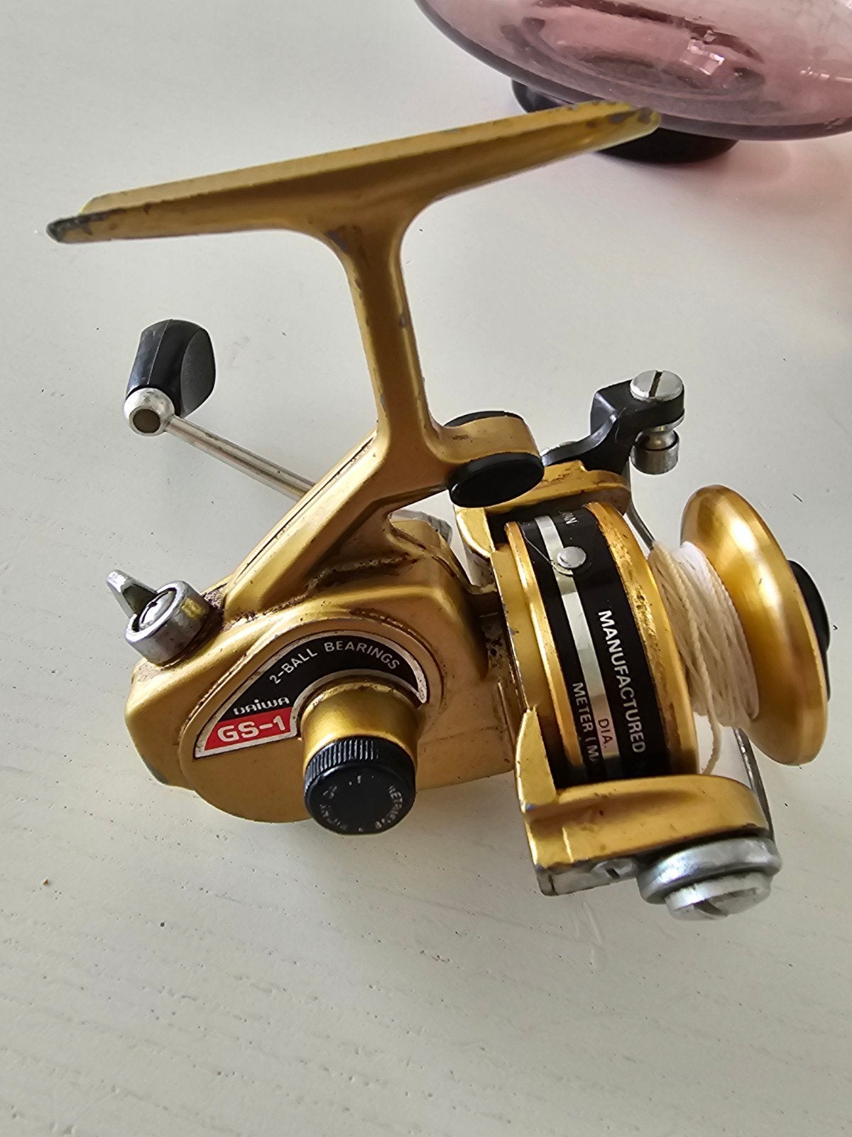 Broyeur Daiwa GS-1 de la « Gold Series ». Le moulin a été fa, Enlèvement ou Envoi, Moulinet