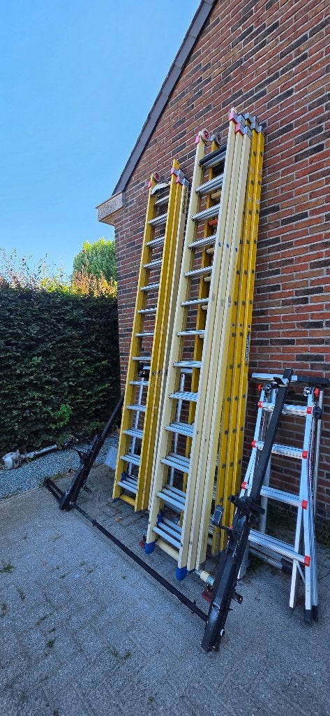 Ladder 3x13 treden, Bricolage & Construction, Échelles & Escaliers, Pliable ou rétractable/escamotable, Échelle, Enlèvement, Utilisé