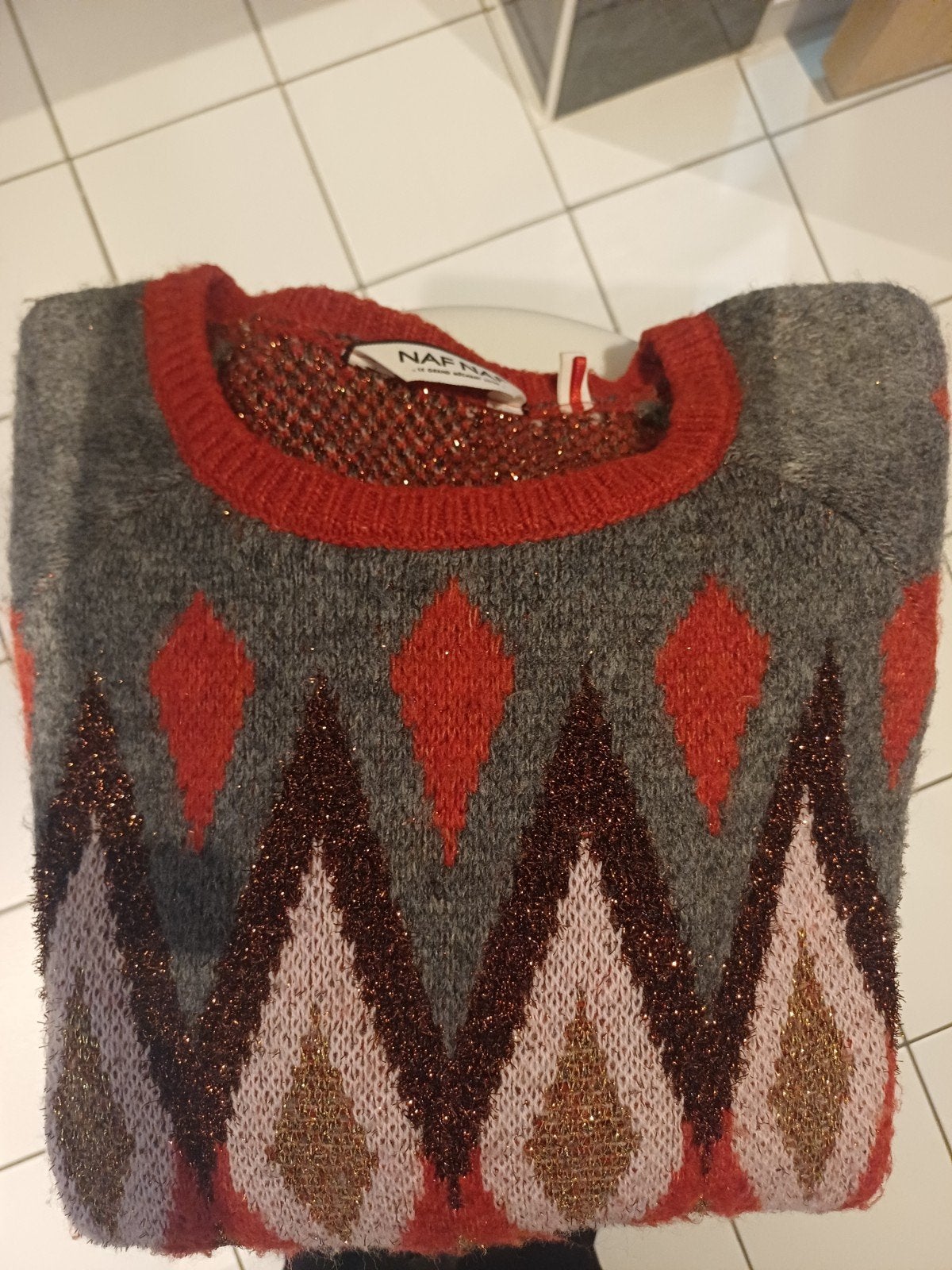 Naf Naf Pulls, Naf Naf, Ophalen, Maat 36 (S), Goud