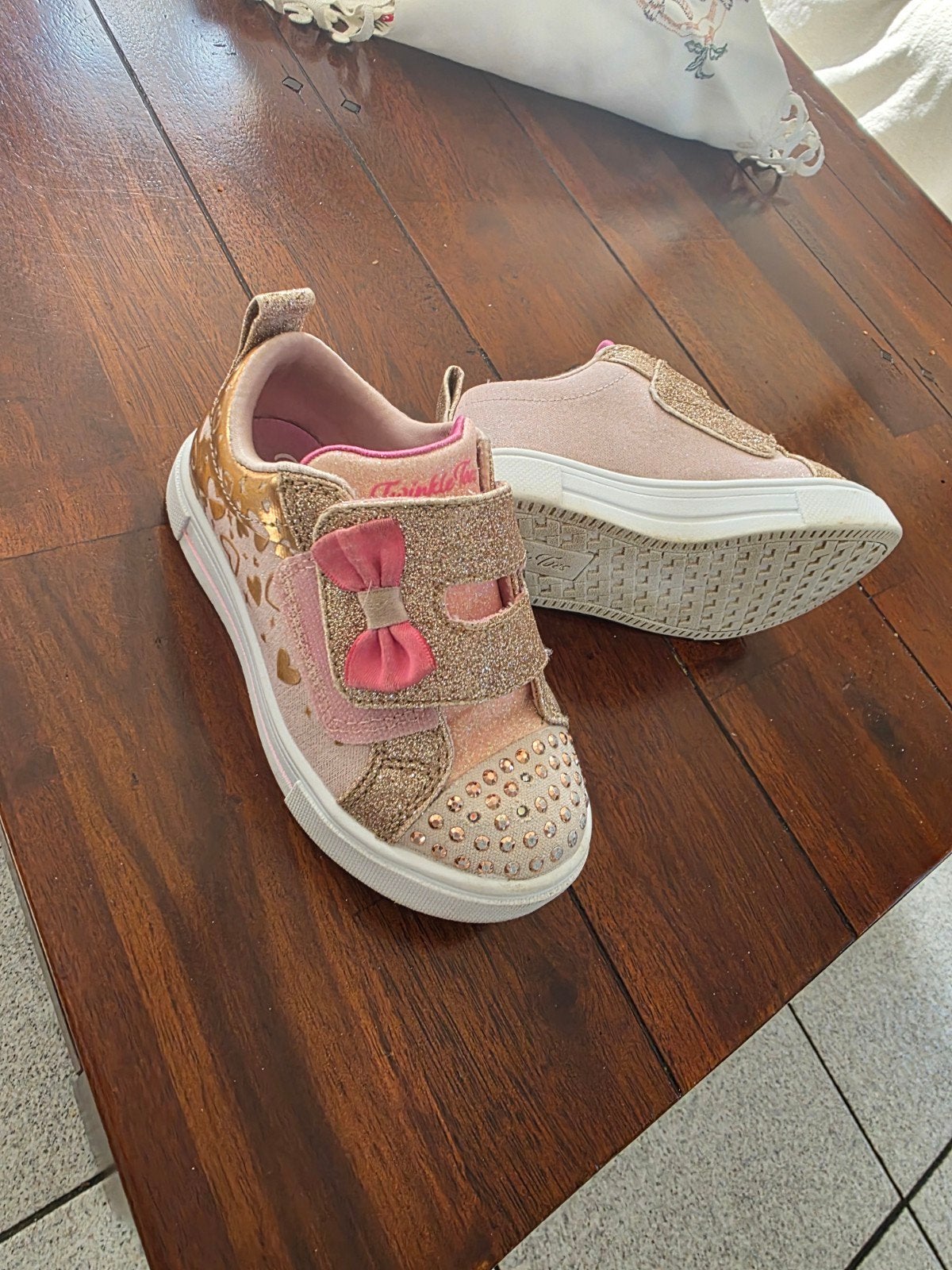 Chaussures Skechers Twinkle Sparkle taille 24, Enlèvement ou Envoi, Skechers, Utilisé, Chaussures