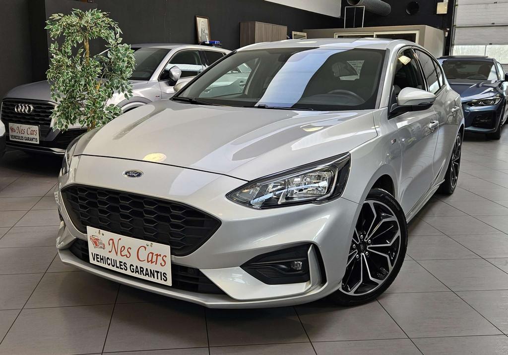 Ford Focus 1.0 EcoBoost MHEV ST-LINE ,GPS,CAMERA,GARANTIE 1A, Stof, Gebruikt, 5 deurs, Lichtsensor