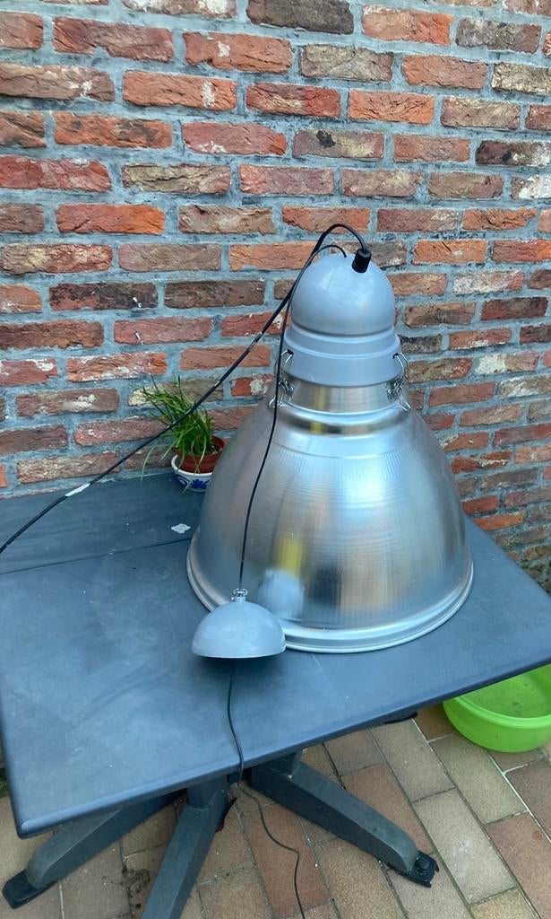 Industriële hanglamp - Groot, Antiek en Kunst, Ophalen