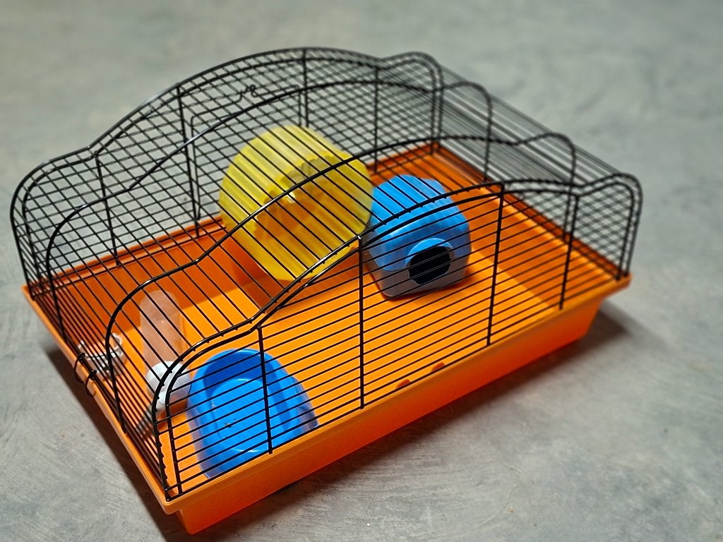 Hamsterkooi, Dieren en Toebehoren, Kooi, Minder dan 75 cm, Zo goed als nieuw, Hamster