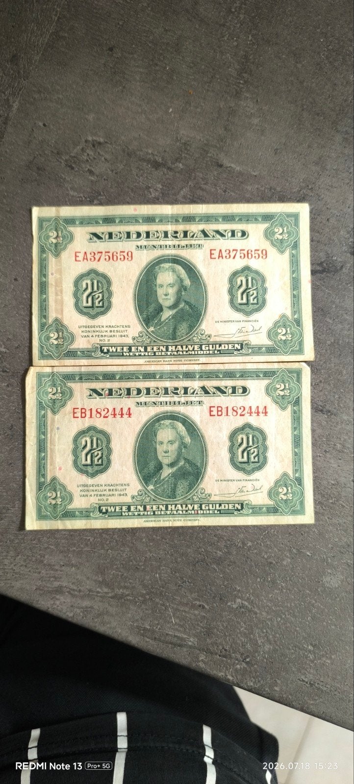 Gulden, Postzegels en Munten, Ophalen, Bankbiljetten