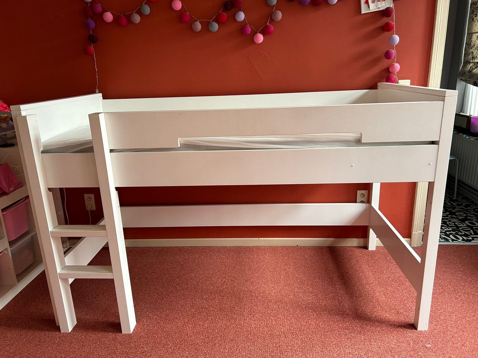 Lit mi-hauteur Bopita, Enfants & Bébés, Chambre d'enfant | Lits superposés & Lits mezzanines, Enlèvement, Utilisé, Lit mi-hauteur mezzanine