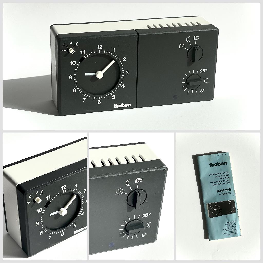 Thermostat chaudière Theben RAM325 Noir Neuf jamais utilisé, Enlèvement ou Envoi, Neuf