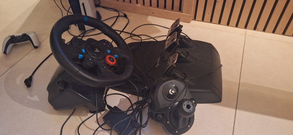 Ps 5 met stuur en 3 games, 1 speler, Racen en Vliegen, Virtual Reality, Ophalen of Verzenden