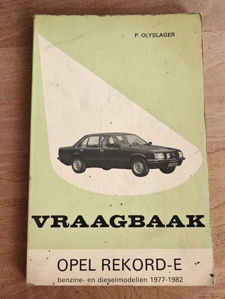 Vraagbaak Olyslager Opel Renault Fiat, Ophalen of Verzenden