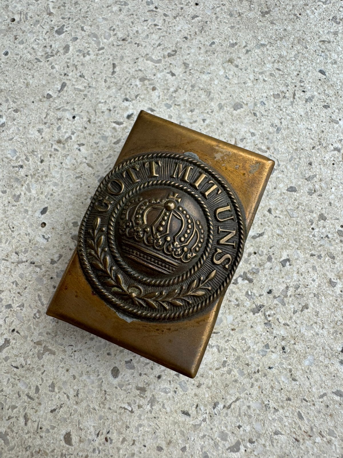 Wo1 Duitse trenchart luciferhouder, Verzamelen, Militaria | Algemeen, Ophalen of Verzenden