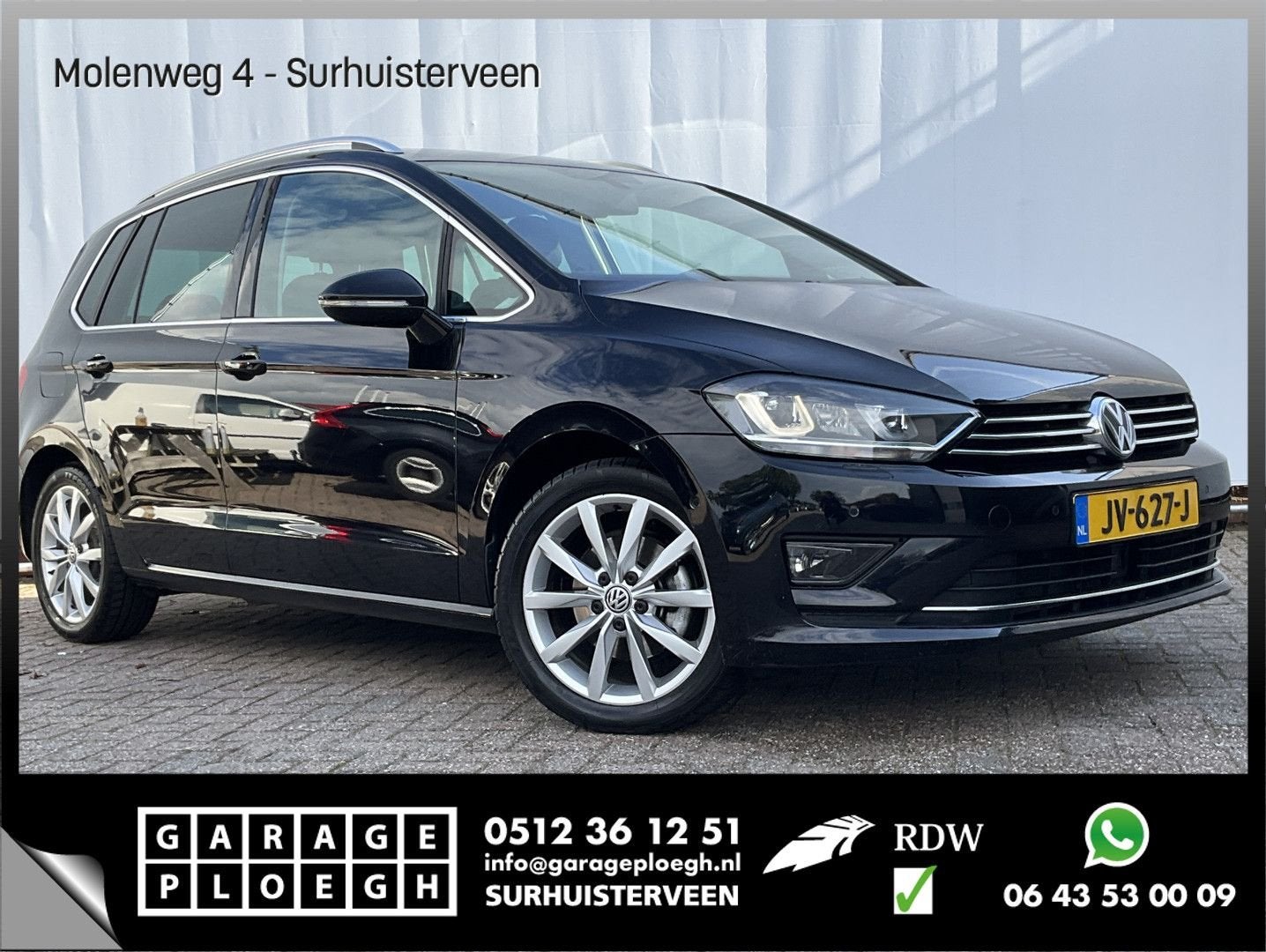 Volkswagen Golf Sportsvan 1.4 TSI Highline Automaat Trekhaak, Auto's, Automaat, Monovolume, Zwart, Golf Sportsvan