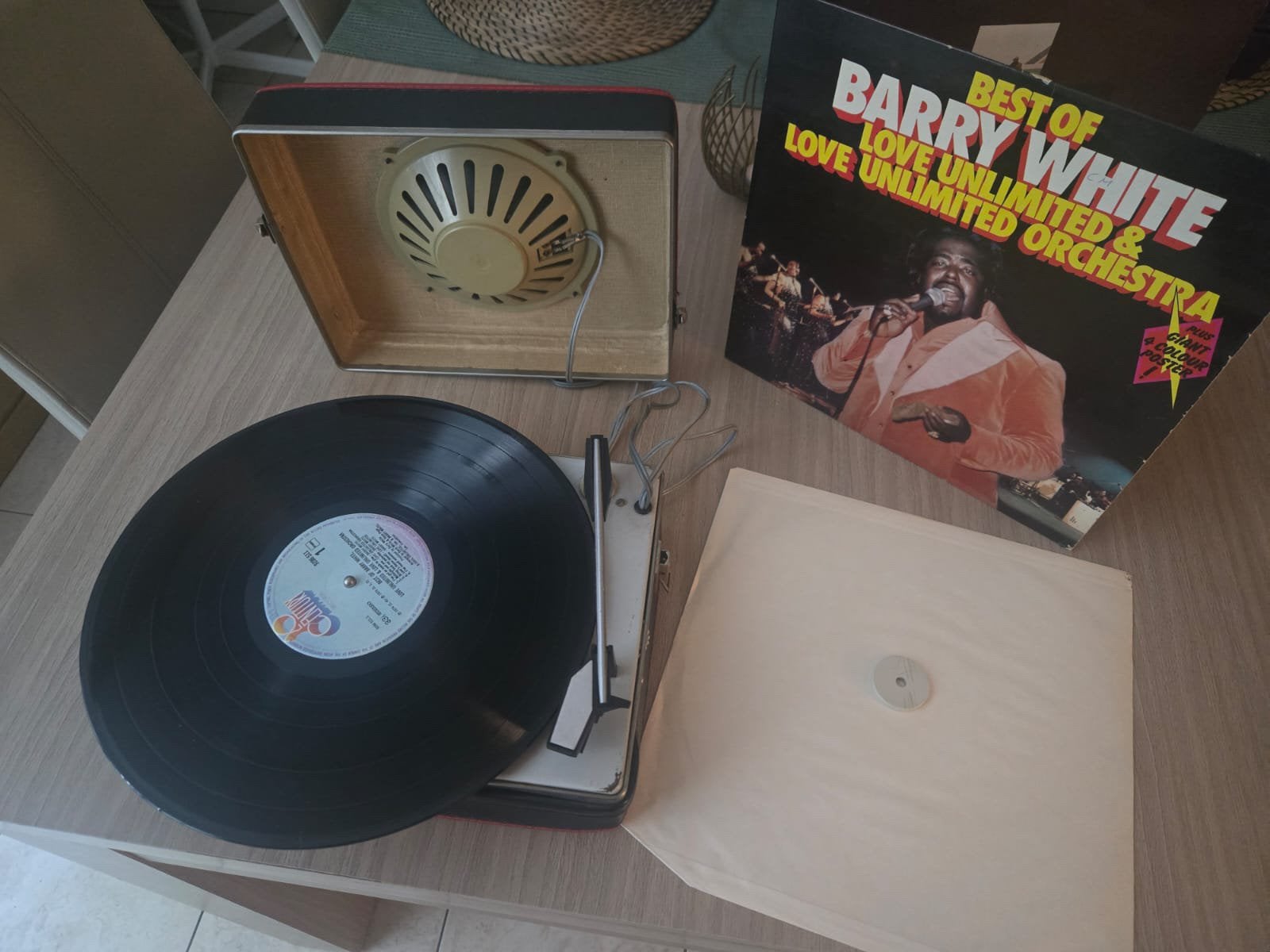 Vintage Teppaz Domino platenspeler – jaren 70, Antiek en Kunst, Ophalen