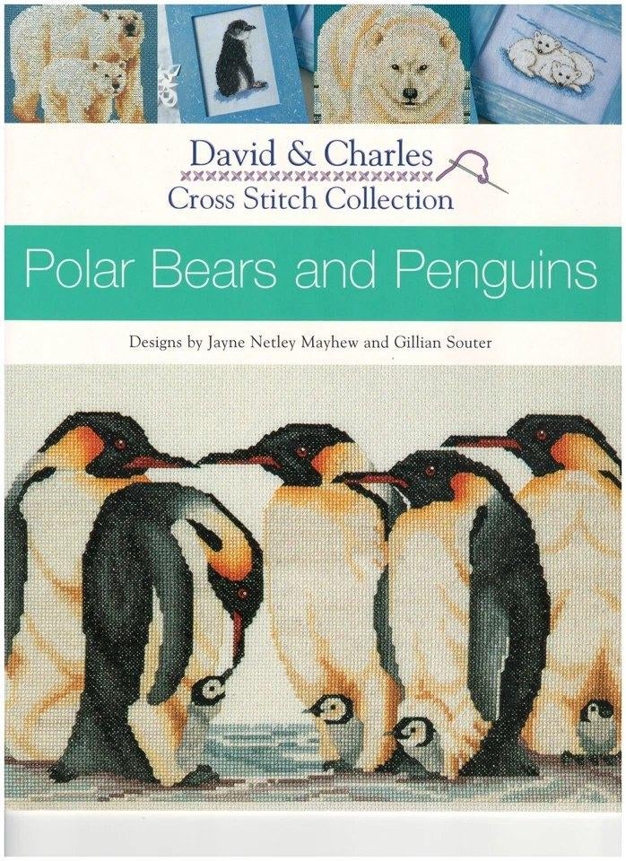 David & Charles - OURS POLAIRES ET PINGOUIS, Hobby & Loisirs créatifs, Broderie & Machines à broder, Enlèvement ou Envoi, Comme neuf