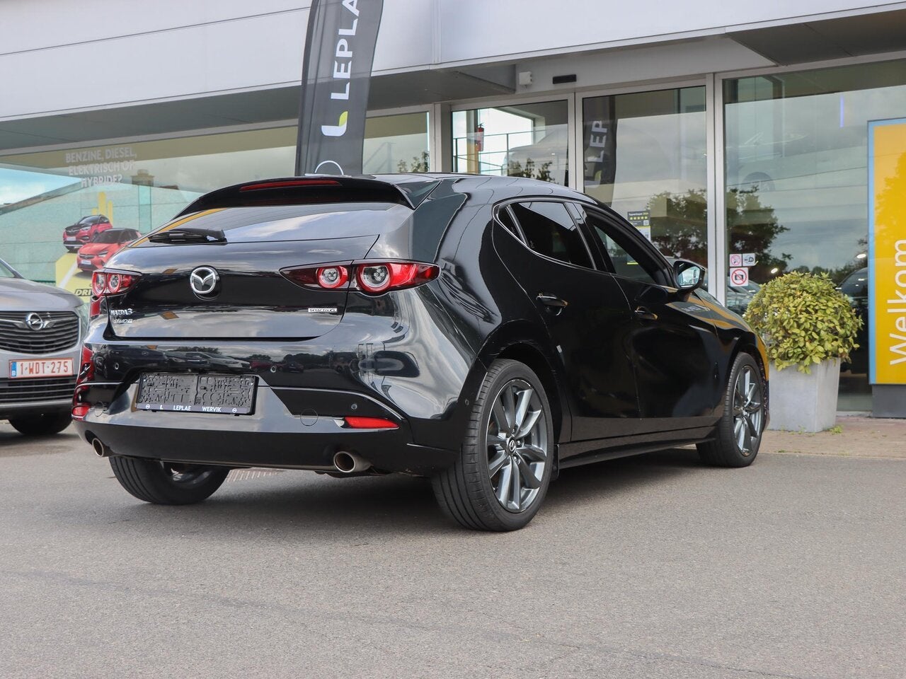 Mazda 3 2.0 Skyactiv Hybrid 120PK|CAMERA|SENSOREN|ZETELVERW, Autos, Mazda, Euro 6, Noir, 5 portes, 1998 cm³