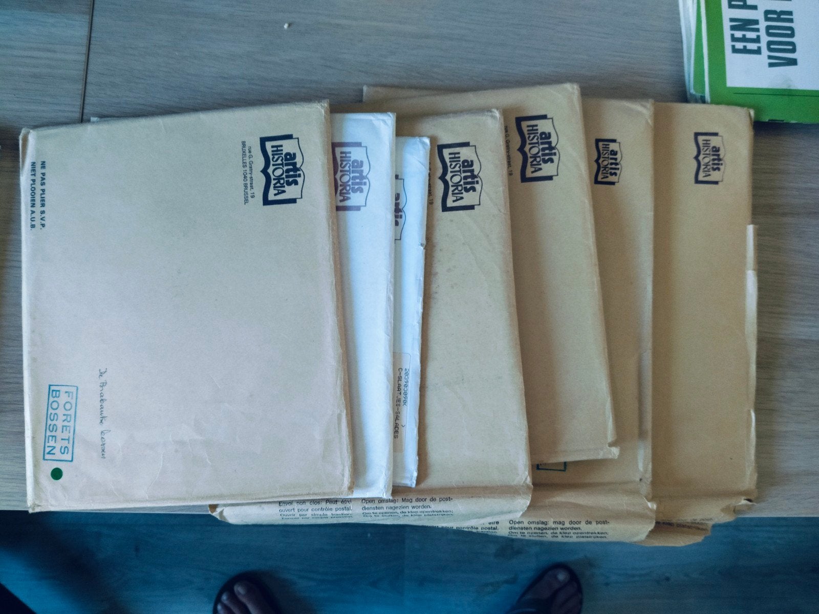 6 enveloppen met prenten Artis historia, Verzamelen, Ophalen of Verzenden