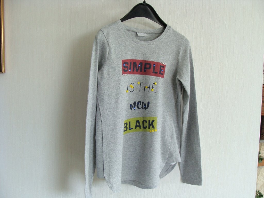 Pull gris, marque m9k, taille 14 ans, Enlèvement ou Envoi, Pull ou Veste, Comme neuf, M9k