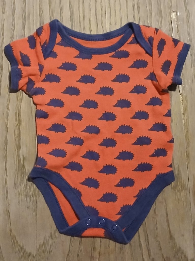 Primark Korte Mouw Romper met Egel Print (Maat 68), Nacht- of Onderkleding, Gebruikt, Jongetje of Meisje, Ophalen of Verzenden
