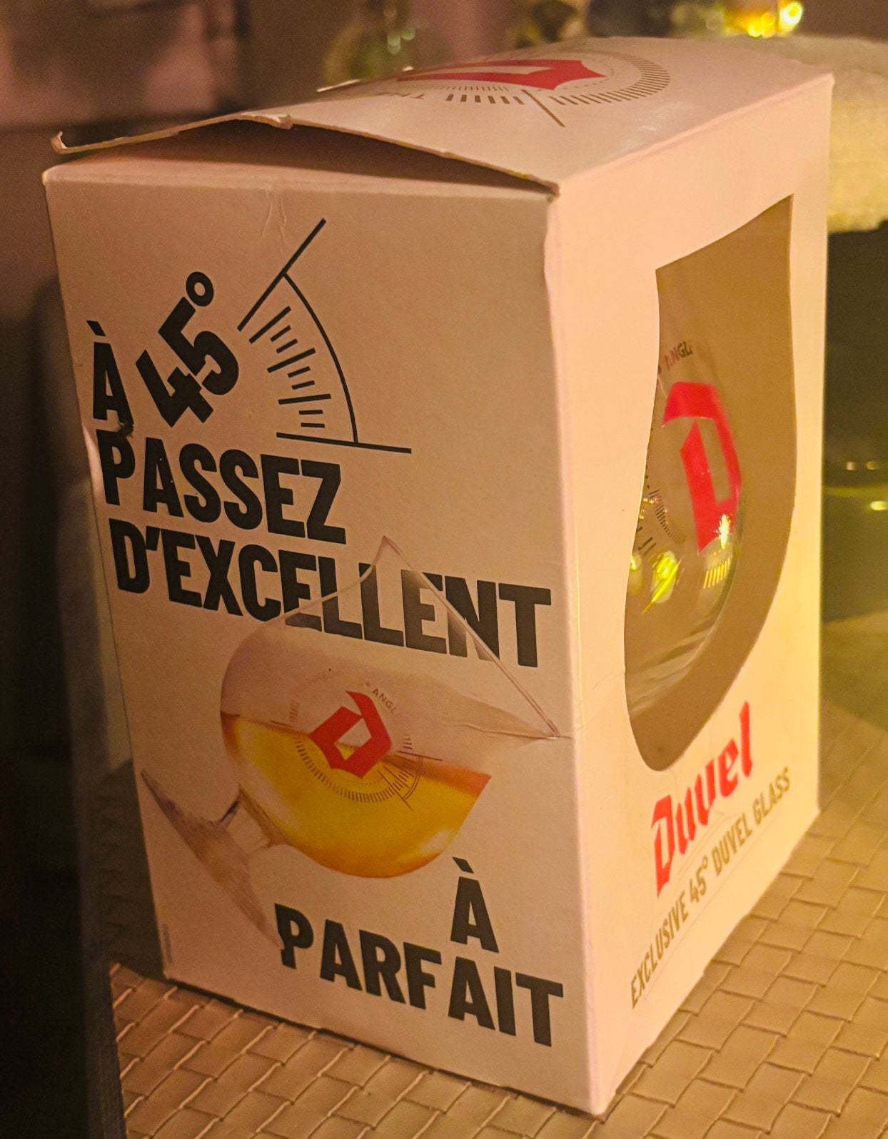 Verre Duvel Exclusive de 45 pieds, Enlèvement ou Envoi, Neuf, Verre ou Verres, Duvel