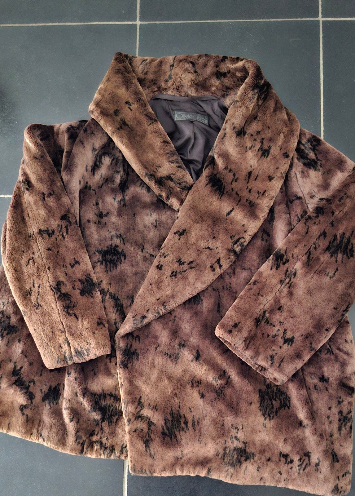 Veste d'hiver pour femme, Olivier Strelli, Enlèvement, Brun