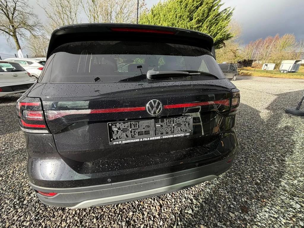 Volkswagen T-Cross (bj 2022, automaat), Auto's, Automaat, Gebruikt, 116 pk, Zwart