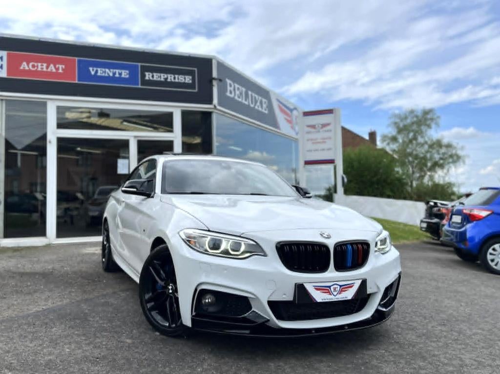 BMW 220 DAS*Coupé*PACK-M*AUTO*TOIT-OUVRANT*CAMERA*GPS* CUIR*, Cuir, Euro 6, Entreprise, 107 g/km