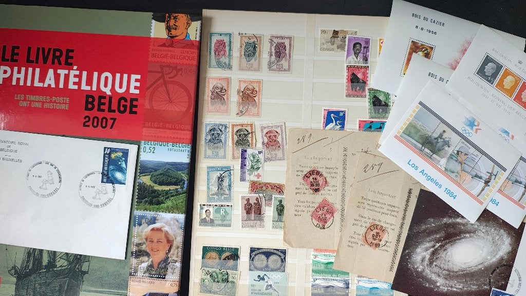 Lot stamps Belgium nieuw en tweedehands Belgisch Congo, Postzegels en Munten, Postzegels | Europa | België, Postfris, Europa, Gestempeld